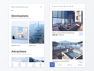 Booking redesign homepage and search booking hotel icon redesign travel