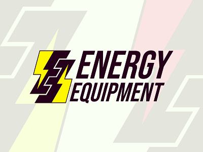 ENERGY EQUIPMENT branding business logo company logo coreldraw design electrical logo graphic design illustation logo logo app modern modern logo
