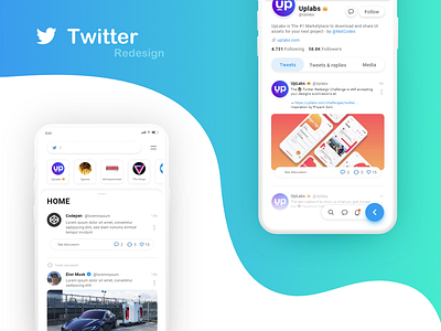 Twitter Redesign Challenge android challenge ios redesign twitter