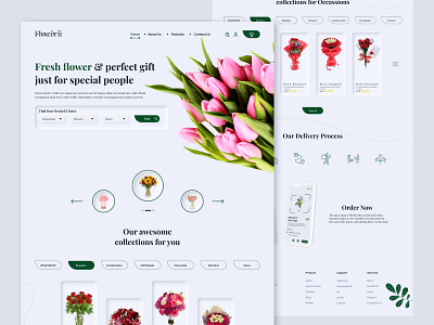 E-commerce Landing Page Design 2021 2021 ui mobile app branding design ecommerce graphic design illustration logo ui ux