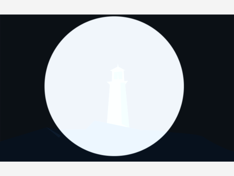 Lighthouse Animation animation gif lighthouse minimal