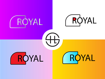 Royal logo concept branding graphic design logo