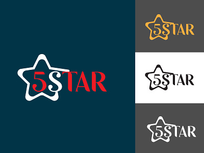 5 star logo design branding design graphic design logo