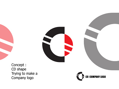 CD logo concept branding design graphic design logo