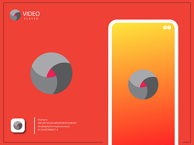 Video Player app icon design | Video player logo design app branding design graphic design icon illustration logo ui ux vector