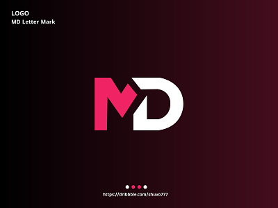 MD Logo Design app branding design graphic design icon illustration logo ui ux vector