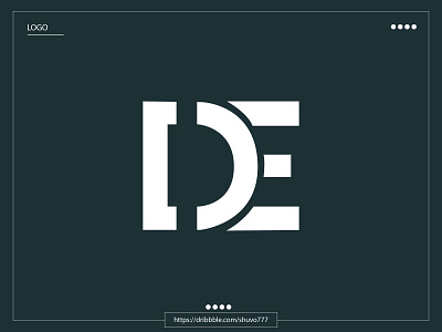 DE Logo Design | DE Letter Mark app branding design graphic design icon illustration logo ui ux vector