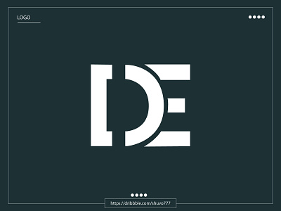 DE Logo Design | DE Letter Mark