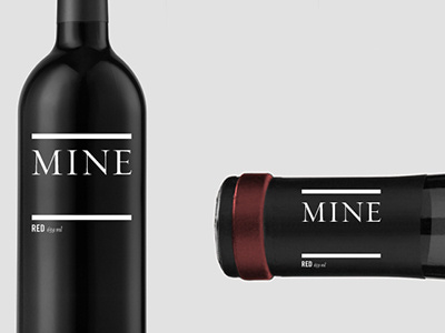 The Wine Mine branding graphic photography