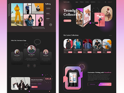 Fashion.com : Online Clothing Store clothing design designui ecommerce fashion figma trend ui uiux website