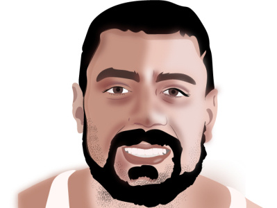 Vector portrait of a Man design illustration illustrator male man portrait vector