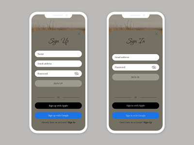 Sign Up (mobile) - Daily UI 001