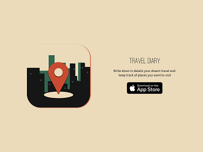 App Icon - Daily UI 005 adobexd app appdesign branding dailyui dailyui 005 dailyui005 dailyuichallenge design logo travel travelapp ui ux vintage