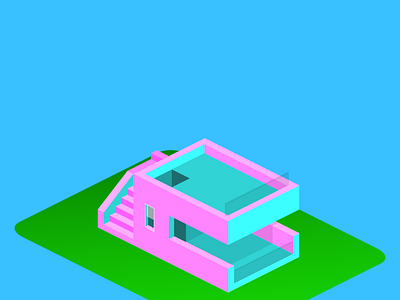 Isometric Design - Housing 01 design illustration isometric vector