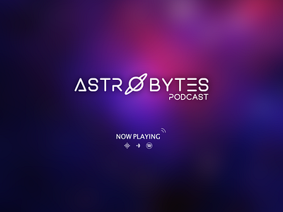 Astronomy Podcast Cover (simple) branding cover design digital art graphic design illustration