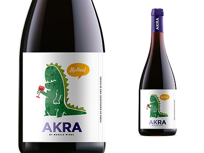 Wine Label dino dinosaur label packaging wine
