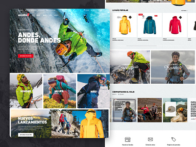 Sportswear web design - Ansilta clean cloth commerce design premium sports sportswear ui web yellow