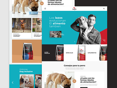 Pet Supplies web design