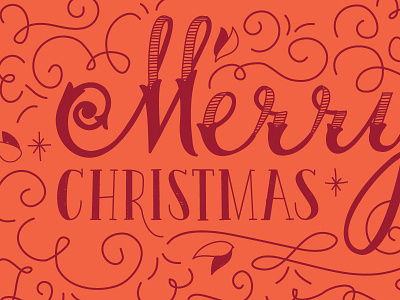 Merry Christmas christmas hand drawn hand lettering lettering merry