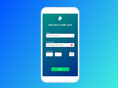 DailyUI #002 - Credit Card Checkout