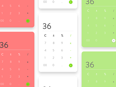 Calculator Minimalistic designs, themes, templates and downloadable ...