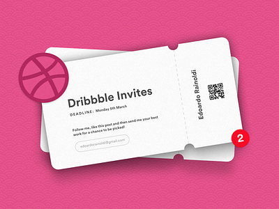 2 Dribbble Invites dribbbble invite invites