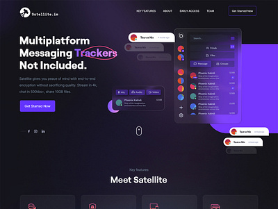 Satellite.im design typography ui