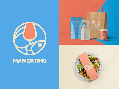 Mamertino brand branding design graphic design restaurant