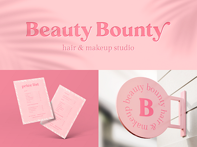 Beauty Bounty beauty beauty salon brand brand design branding design graphic design