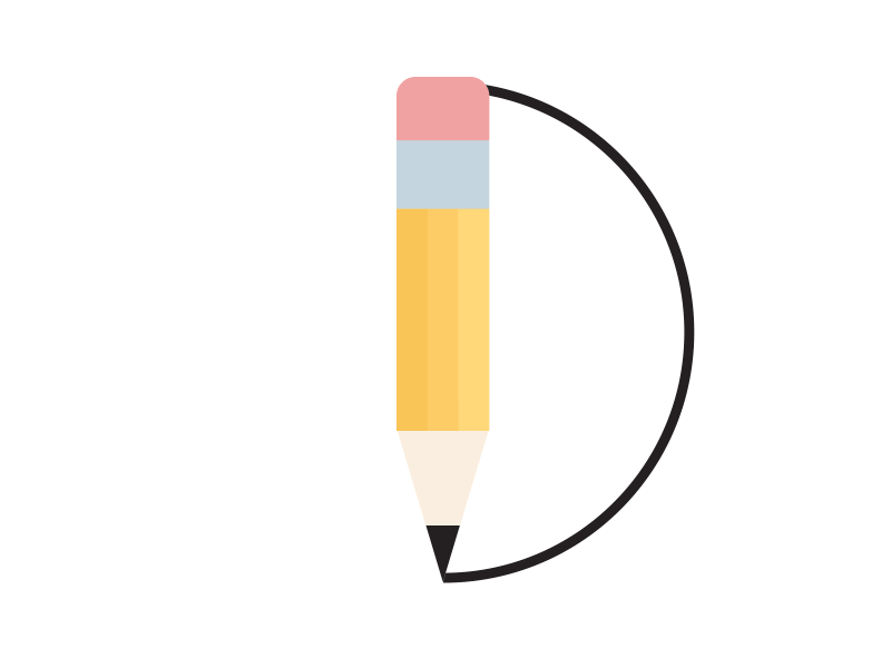 Designer's curse infinity pencil rotation