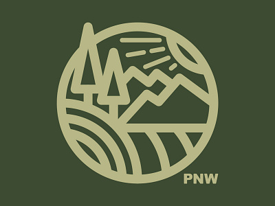 PNW Icon vector