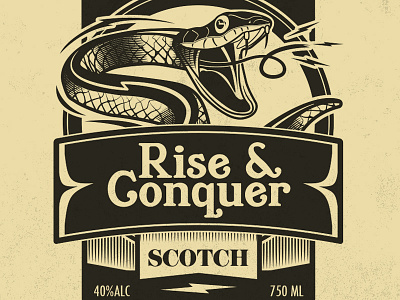 Rise and Conquer scotch vector