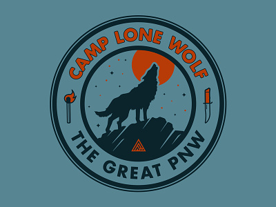 Camp Lone Wolf vector