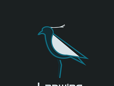 Lapwing Logo branding design graphic design illustration logo vector