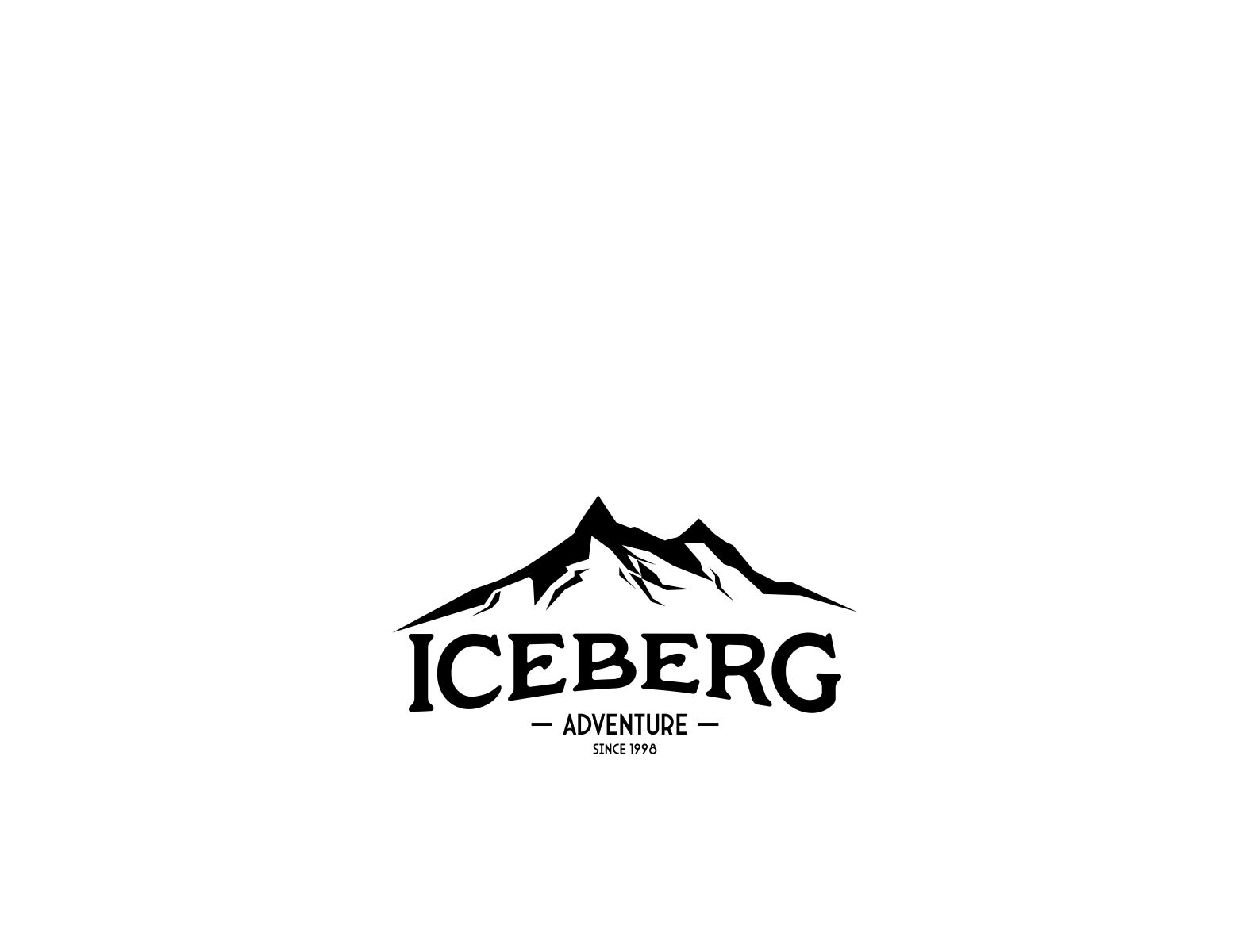 Minimalist Logo Iceberg by Ahmad Farisya on Dribbble