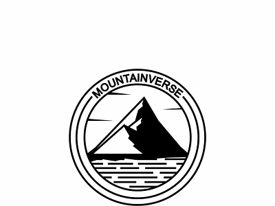 Minimalist Logo Mountainverse