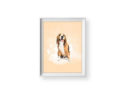 Dog Canvas Design