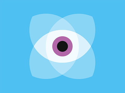 Daydream Logo Concept app eye icon logo