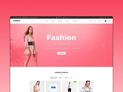 Malina Fashion Theme