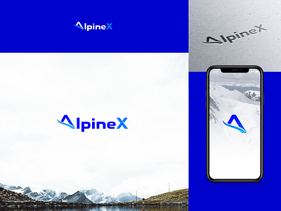 Alpine X logo & branding