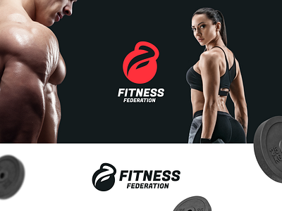 Logo design branding design f fitness logo sport vector