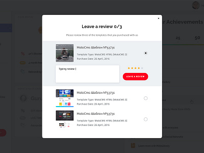 Template review from MotoCMS admin panel