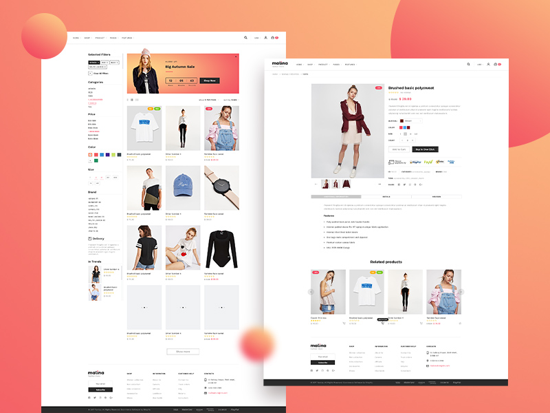 M-Template Listing by Alex Dema on Dribbble