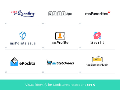 Visual identify for addons branding design identity logo site sites typography vector web web design