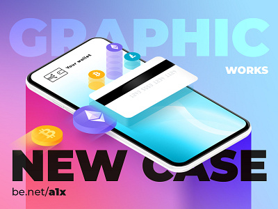 Graphic Works ... - 2019 on Behance app branding design draw icons identity illustration ui vector web web design