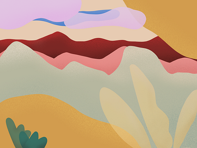 Sandia Mountain Illustration