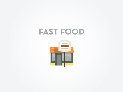 Fast Food 2 icon illustration