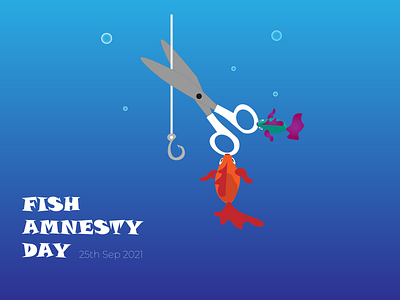 Fish amnesty day illustration