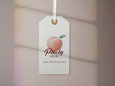 Peach logo for a showroom