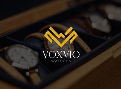 Voxvio Watches | Logo Design branding design icon logo logo design typography vector